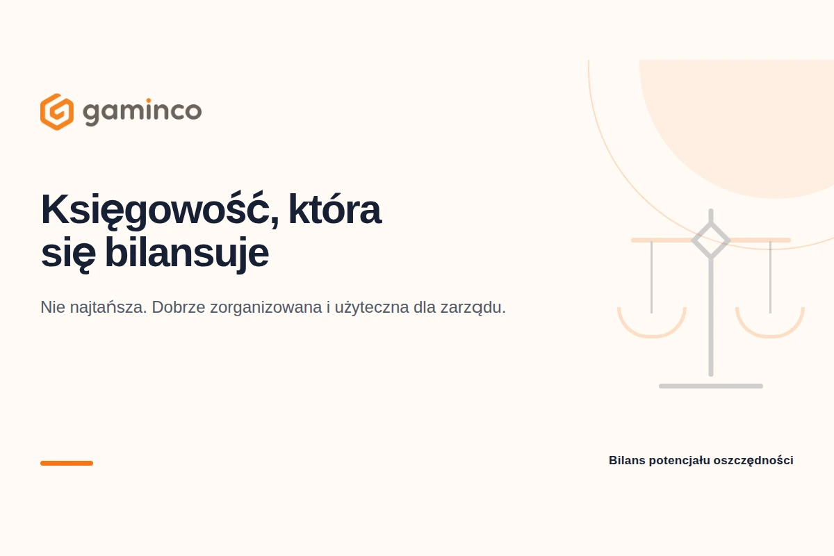 Czy księgowość spółki może pracować na swój koszt?
